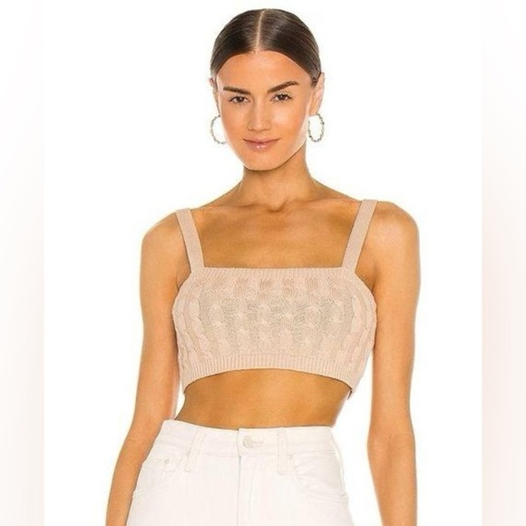 525 America X Revolve Cable Knit Cropped Tank Top - Picture 12 of 14